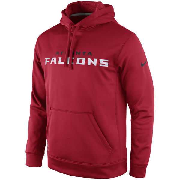 Men's Atlanta Falcons Nike KO Wordmark Performance Hoodie - Red,We sell and wholesale Men's Atlanta Falcons Nike KO Wordmark Performance Hoodie - Red on line form chian!